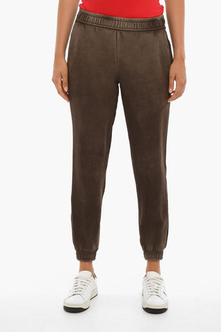 Joggers aus aufgerauter Baumwolle im Vintage-Look