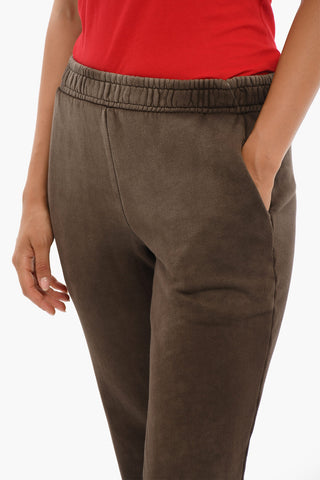 Joggers aus aufgerauter Baumwolle im Vintage-Look