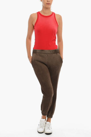Joggers aus aufgerauter Baumwolle im Vintage-Look