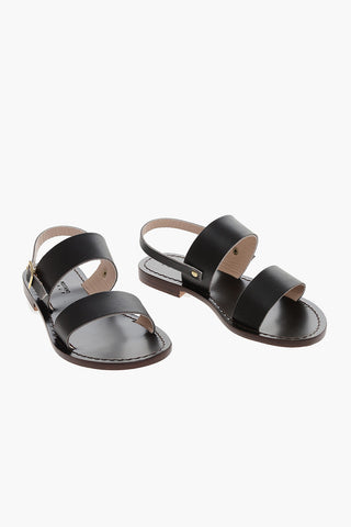 Sandali Slingback in Pelle 
