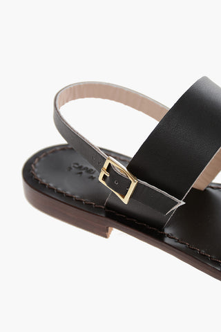 Sandali Slingback in Pelle 