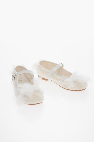 TAO Ballerine Mary Jane Con Decorazione in Tulle