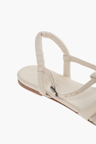 Leather CABERSA Ankle- Strap Sandals with Brided Design