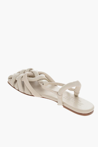 Leather CABERSA Ankle- Strap Sandals with Brided Design
