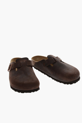 Sandali BOSTON in Pelle con Fibbia Logata