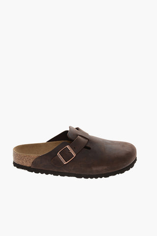 Sandali BOSTON in Pelle con Fibbia Logata