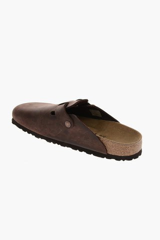 Sandali BOSTON in Pelle con Fibbia Logata