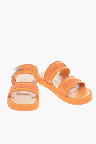 Textured Leather EASY SUNFLOWER Slides
