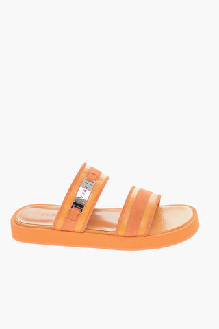 Textured Leather EASY SUNFLOWER Slides