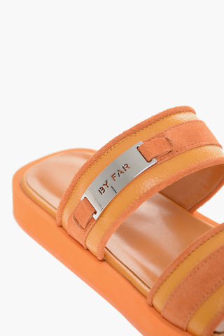 Textured Leather EASY SUNFLOWER Slides