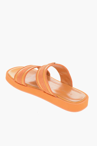 Textured Leather EASY SUNFLOWER Slides