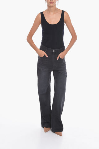 High-waisted PARYAMA Flared Denims 23cm
