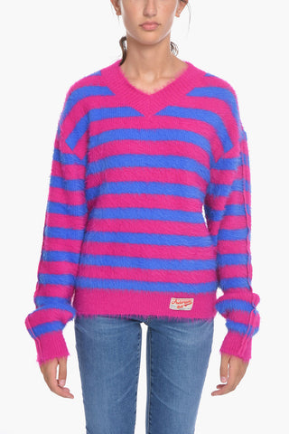 Maglia Fuzzy UNISEX a Righe Bicolore