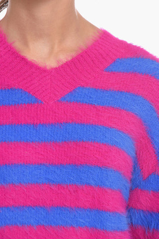 Maglia Fuzzy UNISEX a Righe Bicolore