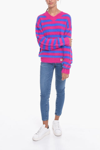 Maglia Fuzzy UNISEX a Righe Bicolore