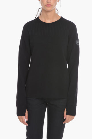 Merinos Wool Blend Crew-Neck Sweater