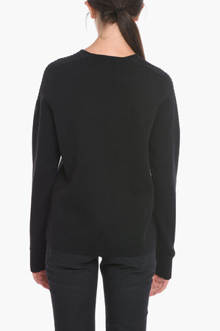 Merinos Wool Blend Crew-Neck Sweater
