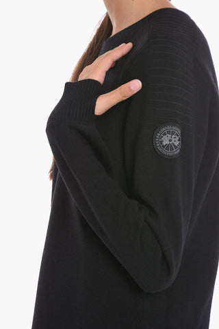 Merinos Wool Blend Crew-Neck Sweater