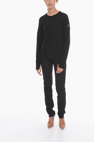 Merinos Wool Blend Crew-Neck Sweater