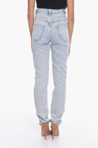 ETOILE High-waisted HOMINY Light-washed Denims 16cm