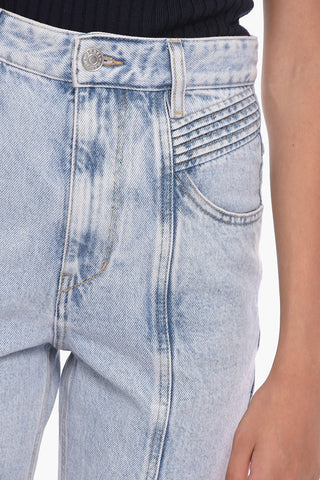 ETOILE High-waisted HOMINY Light-washed Denims 16cm