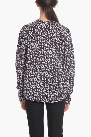 ETOILE Blusa AMIRYA Stampata con Maniche Balloon
