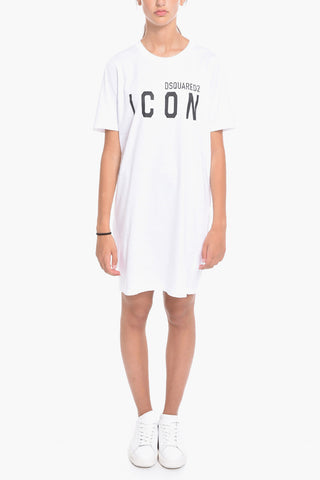 Crew Neck ICON Cotton Tee Dress