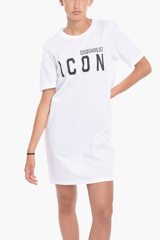 Crew Neck ICON Cotton Tee Dress