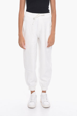 Pantaloni Jogger in Cotone Felpato
