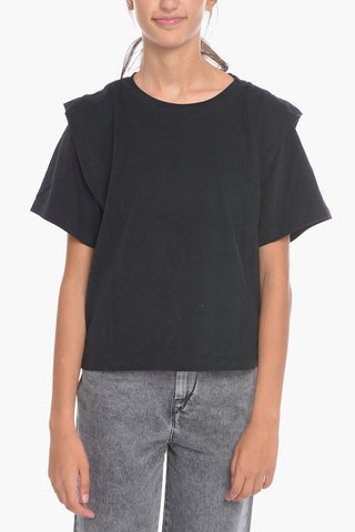 T-shirt ZELITOS in Cotone con Maniche a Doppio Strato
