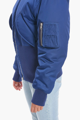 Padded ARCHIVE Puffer with Ribbed Waist-band