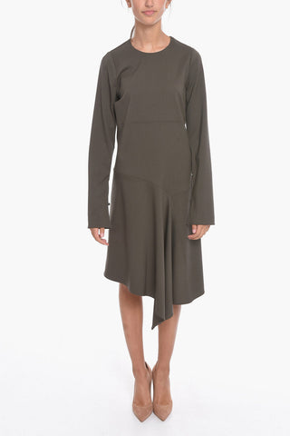 Wool MAGGIO Dress with Pleats