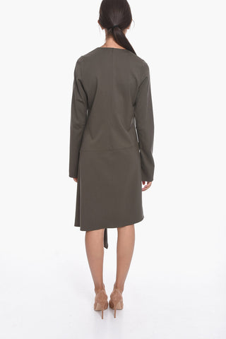 Wool MAGGIO Dress with Pleats