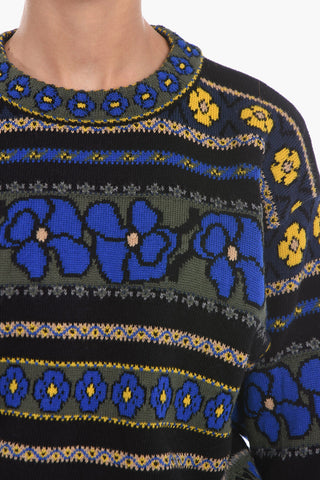 FAIRE ISLE Oversized Sweather with Jacquard Pattern