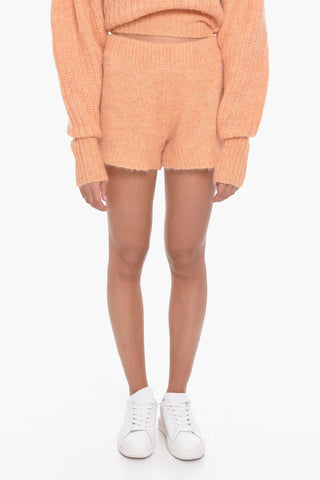 Wool Blend SUSANNA Shorts with Drawstring Waist