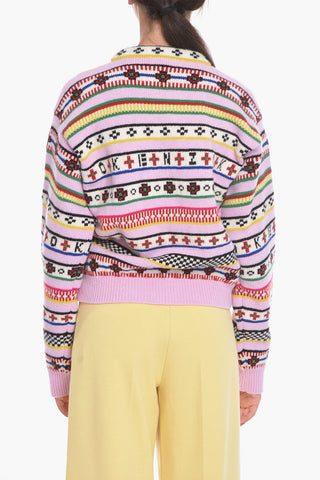 FAIRE ISLE Oversized Sweather with Jacquard Pattern