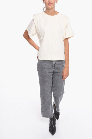 T-shirt ZELITOS in Cotone con Maniche a Doppio Strato