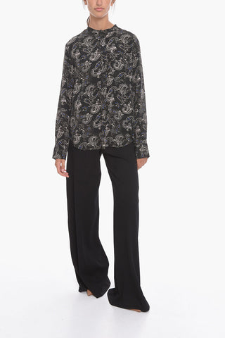 Silk RUSAK Blouse with Floral Print