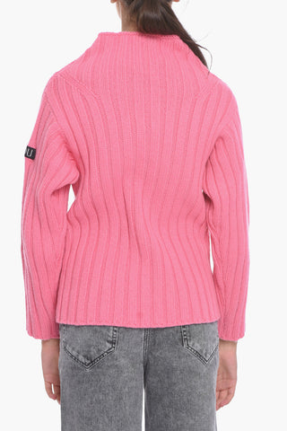 Cashmere-blend SAILOR Mock Neck Sweater