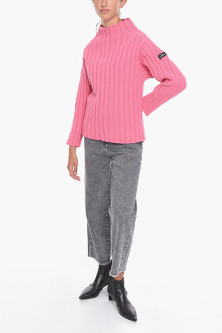 Cashmere-blend SAILOR Mock Neck Sweater