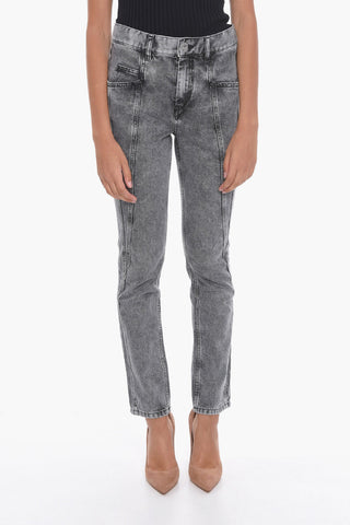 Jeans Slim Fit VIKIRA a Vita Media 15cm