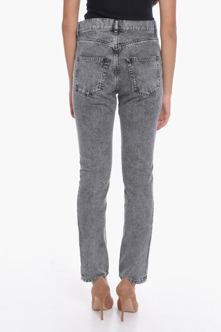 Jeans Slim Fit VIKIRA a Vita Media 15cm