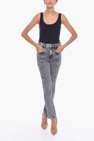 Jeans Slim Fit VIKIRA a Vita Media 15cm