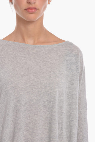 Cashmere-blend Long-sleeved T-shirt