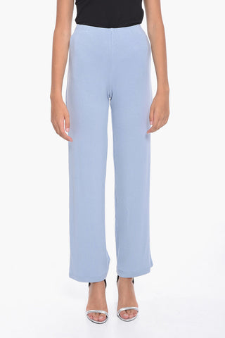 High-Waist Ribbed Palazzo Pants