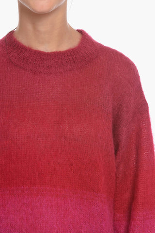 ETOILE Mohair DAWN Crewneck Sweater in Gradient effect
