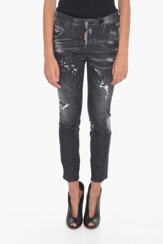 1964 Jeans COOL GIRL con Effetto Distressed 15cm