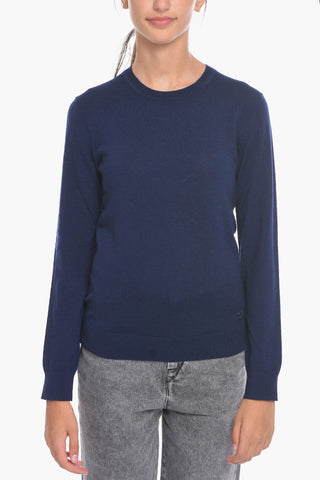 Cashmere IBERIA Crewneck Sweater with Button Fastening