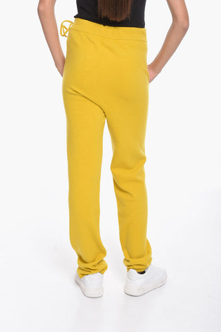 Joggers N°30 in Misto Cashmere con Laccetto Laterale