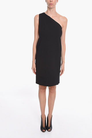 One-shoulder COMPACT Viscose Blend Dress